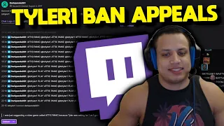 Tyler1 Reads Twitch BAN APPEALS
