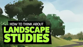 Concept Art Fundamentals - How to Paint Landscape Studies