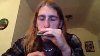 HOW TO PLAY THE BLUES SCALE - C HARMONICA 2ND POSITION LESSON
