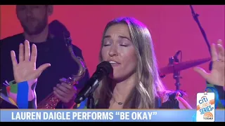 Lauren Daigle  Be Okay  10-11-23  The Today Show