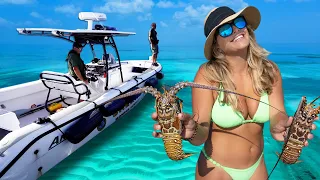 Got pulled over with an illegal Lobster? - Limited out Florida Keys Lobstering! [Catch Clean Cook]