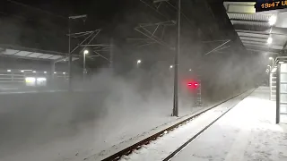 Neubaustrecke Wendlingen-Ulm, Durchfahrt ICE4 im Bahnhof Merklingen