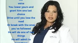 how to save a life grey's anatomy version with lyrics.wmv