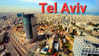 Tel Aviv, Israel, 4k Drone Footage