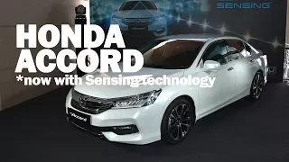 What's new in the Honda Accord 2.4 VTi-L Advance? Sensing, that's what's new...