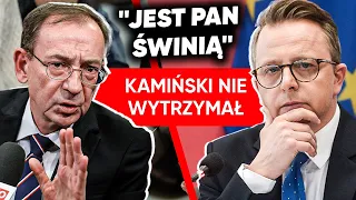 "Jest pan świnią". Kamiński nagle wstał i wyszedł z komisji