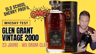 Glen Grant Vintage 2000 - 23 jähriges Sherry-Brett vom Wu Dram Clam Signatory Vintage - Whisky Test