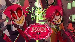 Speedpaint//Hazbin Hotel/Alastor #3