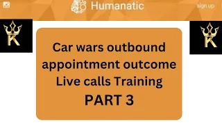 Car wars outbound appointment outcome live calls Training (URDU Part 3)