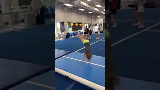 The last girl did 12 back handsprings!  #cheer #tumbling #challenge