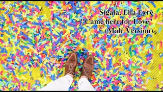 Sigala, Ella Eyre- "Came here for love" (Male Version)