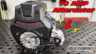 670cc Predator Alternator Kit Install