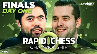 $150K On The Line: Hikaru, Fabi, Nepo, and More Battle In Rapid Chess Championship Finals! | Day One
