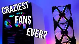 Are these the Most INSANE PC Fans Ever? DeepCool MF120GT Review + Lighting Demo!