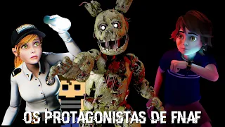 QUEM SÃO OS PROTAGONISTAS DE CADA FNAF?