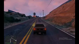 When you've completed the game, so you just drive around vibing | GTA V