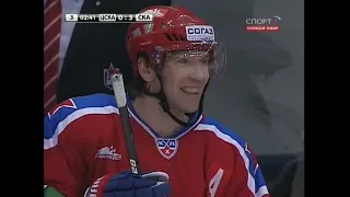 КХЛ 2009/2010 CSKA SKA Возвращение В.Фетисова