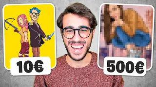 PAGO 10 ARTISTI SU FIVERR PER DISEGNARMI!