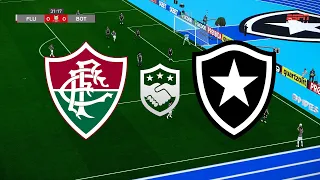 FLUMINENSE X BOTAFOGO - AMISTOSOS  2020 - 25/07/2020 - PES 2020