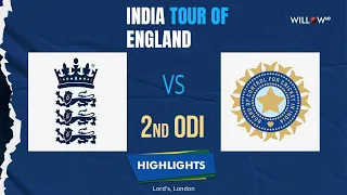 Highlights: 2nd ODI, England vs India | 2nd ODI, England vs India