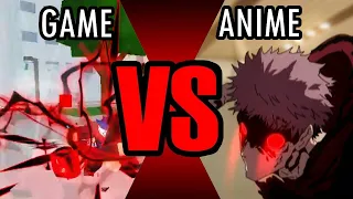 (Jujutsu Shenanigans) Game vs Anime COMPARISON |Whito|