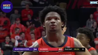 Andres Feliz 26 PTS vs Northwestern Sparks Illinois Fighting Illini | Next Ones