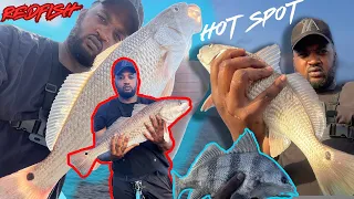 Best Fishing Spot for Redfish, Black Drum, Sheepshead,Trout, & Flounder