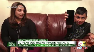 Apple's iPhone facial ID defeated by 10 year old