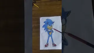 Sonic drawing #art transition