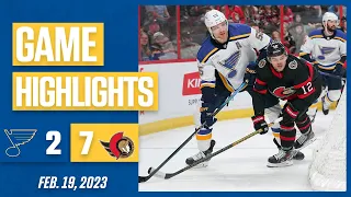 Game Highlights: Senators 7, Blues 2