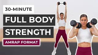 30-Minute Full Body Dumbbell AMRAP Workout