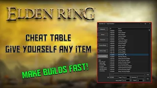 Elden Ring Cheat Table - How to Get any Items or Runes (CHEAT ENGINE)