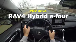 Toyota RAV4 Hybrid E four POV drive