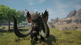 Path of Titans / Madrehorn (Mammut Mod) vs Golugore (Mod) und CO