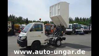 Piaggio Porter S90 Electric Power Elektro Müllwagen zero emission garbage truck www.auto-ungar.de