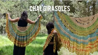 Chal Fácil y rápido a crochet hecho con restos de hilo 🌻 El chal de la revolución lanera