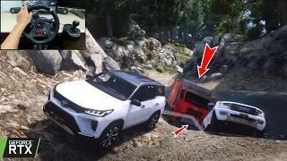 Toyota Fortuner Legender & Ford Everest Towing the Accident Truck - I Want GTA 6 have this Gamemode!