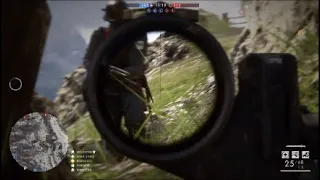 BF1 8 kills Taschenpistole m1919 SMG Selbstlader Monte Grappa Compilation