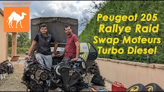 Prépa Rallye Raid sur une Peugeot 205 Turbo D