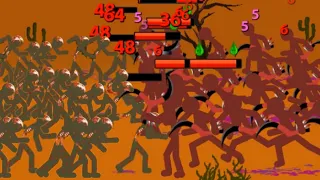 Toxic Zombie Army vs Sicklewrath Army Fight // Stick War Legacy