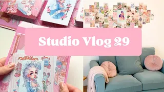 packing Patreon rewards and new studio tour!! Studio Vlog 29