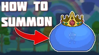 How to Summon King Slime In Terraria 1.4.4.9 (2 ways) | How to Get Slime Crown in Terraria 1.4.4.9