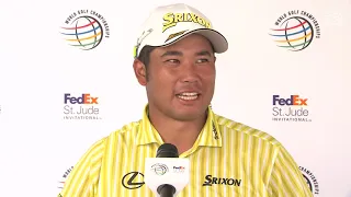 Hideki Matsuyama Sunday Flash Interview 2021 World Golf Championships FedEx St  Jude Invitational