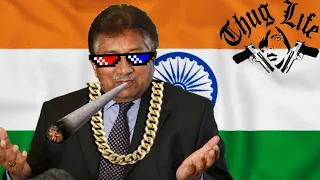 General Pervez Musharraf thug life (Part 2 ) | pervez musharraf reply to indian media