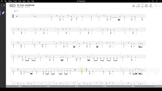To love somebody ( Michael Bolton ) ,Tablatura e base Senza Basso - Backing bass track
