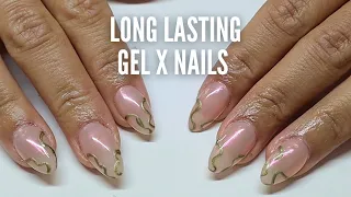 HOW TO DO LONG LASTING GEL X NAILS | Trying the VIRAL GEL X OVERLAY Method