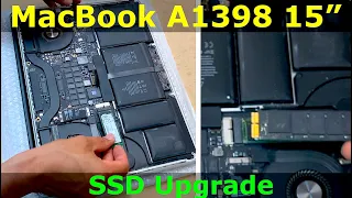 MacBook Pro 15” Retina A1398: How to Upgrade SSD or Replace Faulty One