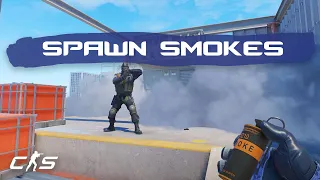 CS2 Vertigo - How to smoke EVERYTHING from T-Spawn!