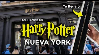 Increíble Tienda de Harry Potter en Nueva York | Tour completo y regalo Varita de Sauco. Molaviajar