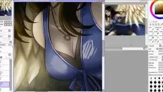 Paint Tool Sai - SpeedPaint - Sorceress Rinoa